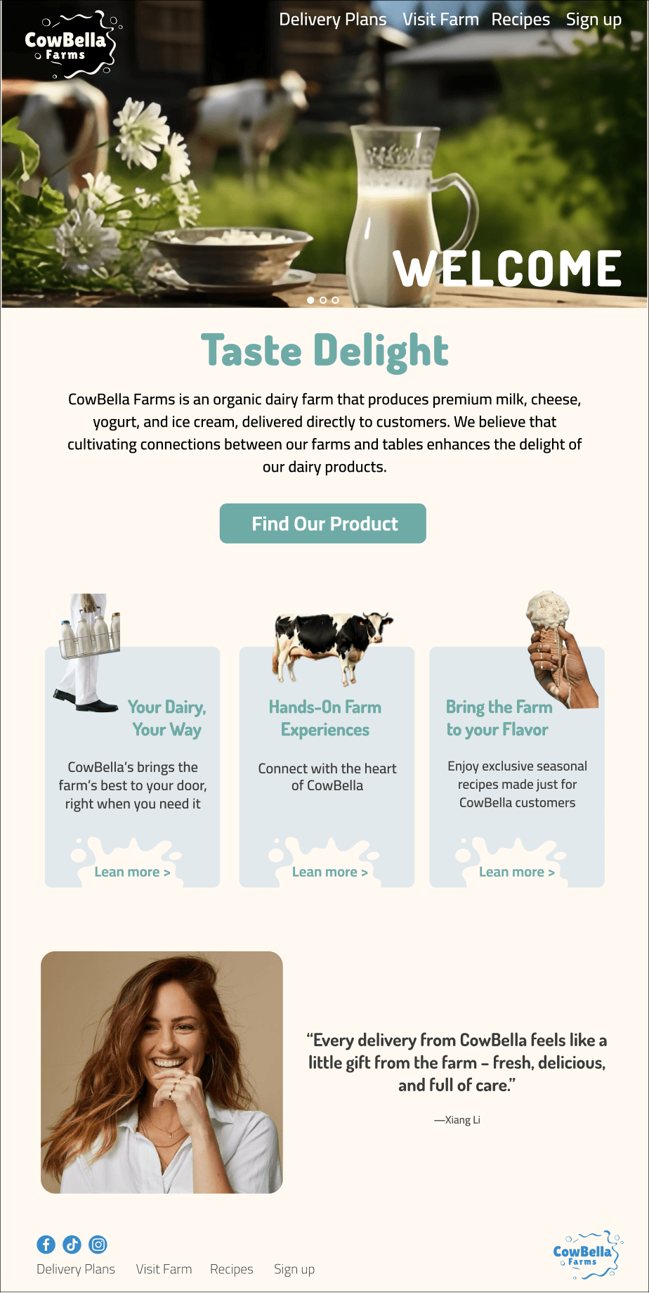 Cowbella Farms featured design 7