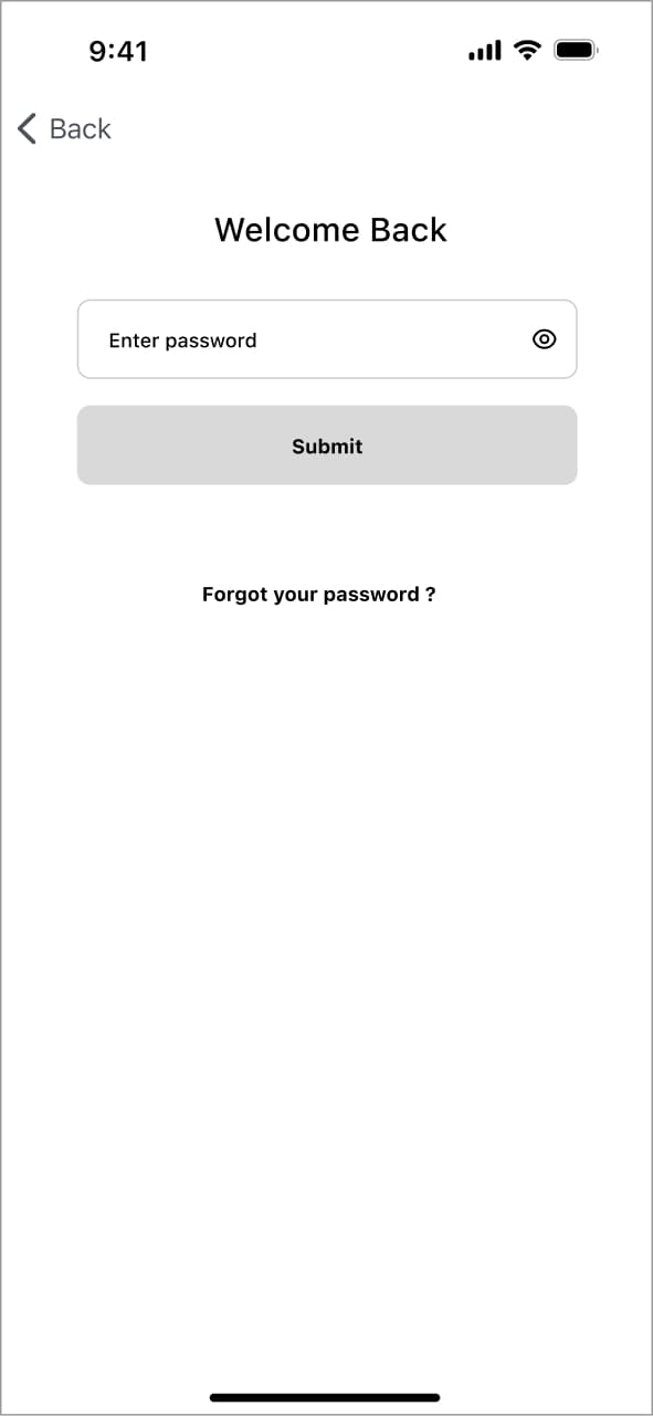 Mobile splash screen